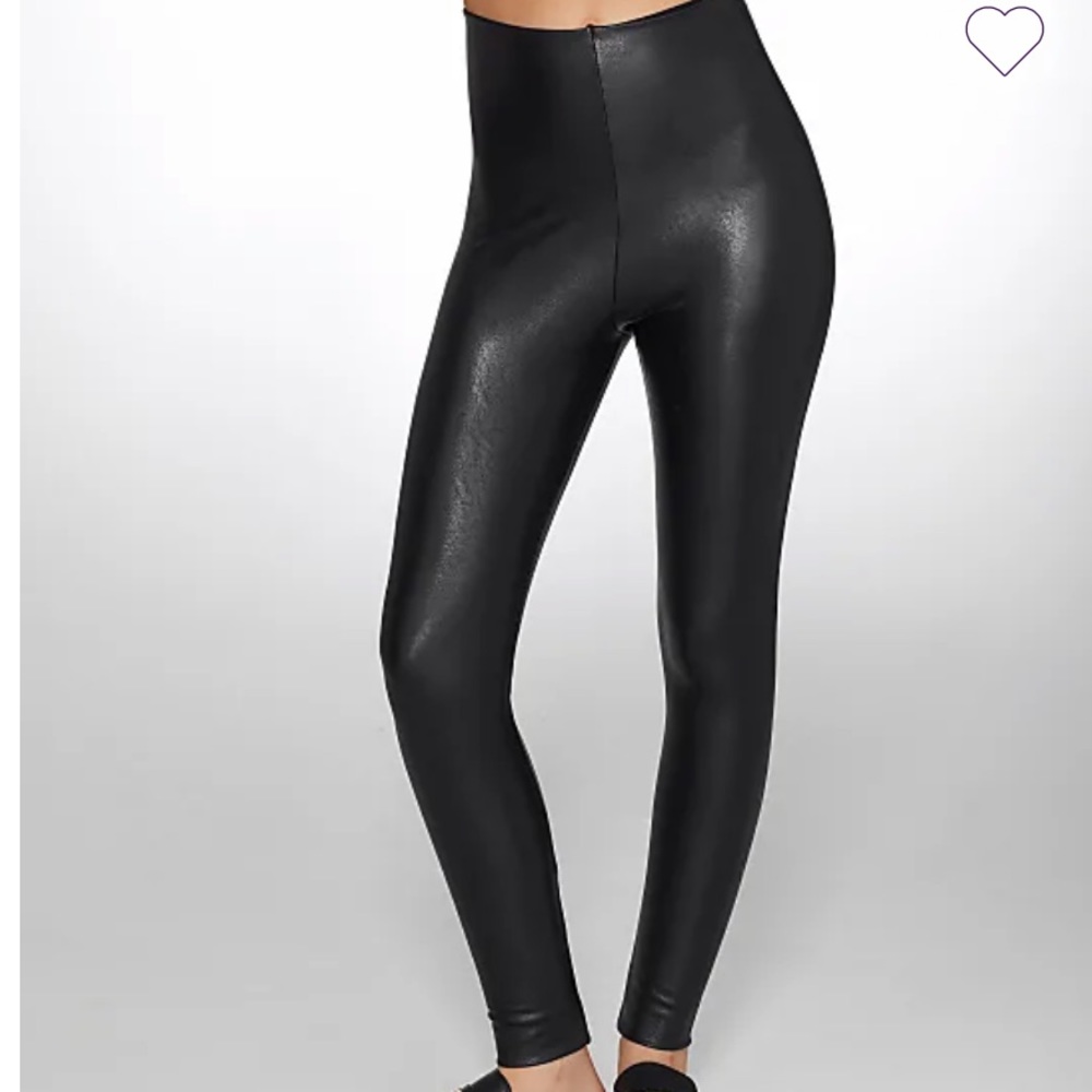 COMMANDO PERFECT CONTROL FAUX LEATHER LEGGINGS